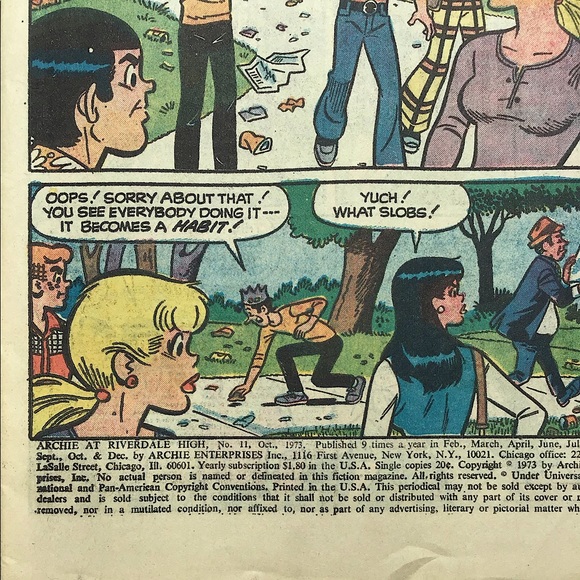 1973 Archie At Riverdale High & Laugh Vintage Comic Book Set - Picture 5 of 7